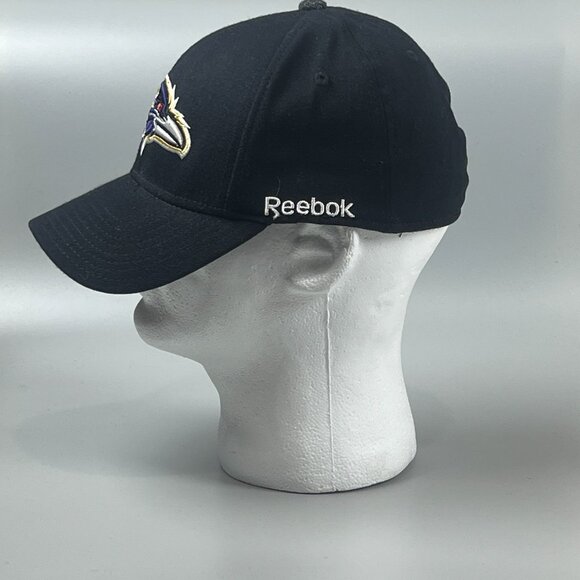 Reebok NFL Baltimore Ravens Embroidered Logo Black Adjustable Cap Hat - Picture 3 of 8